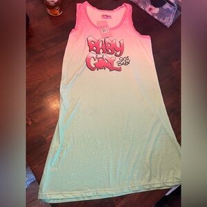 NWT DO NOT DISTURB SIZE MEDIUM Pink and White NIGHTWEAR Pajamas